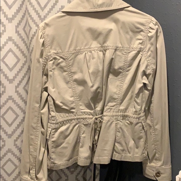 Ann Taylor Tan Pea Coat size 10 - Picture 2 of 2